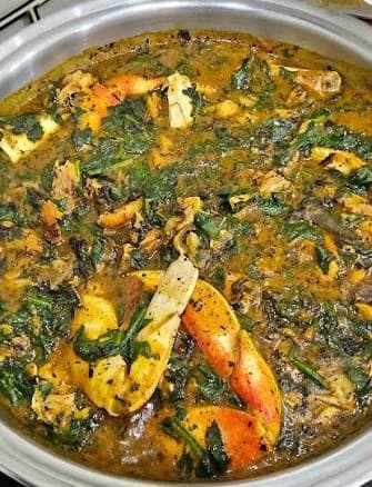 Cassava Soup, with 2 proteins